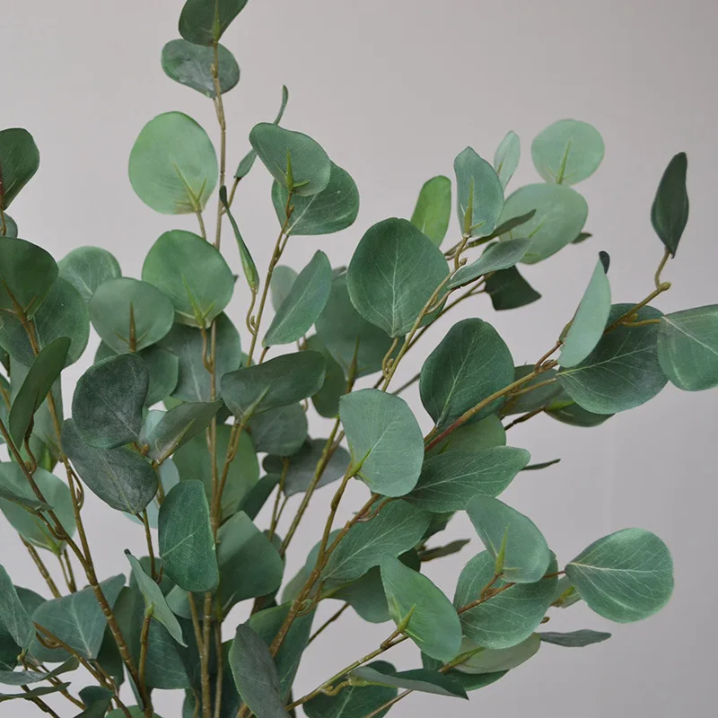 Photography Hotel - 89Cm hojas de eucalipto plantas artificiales