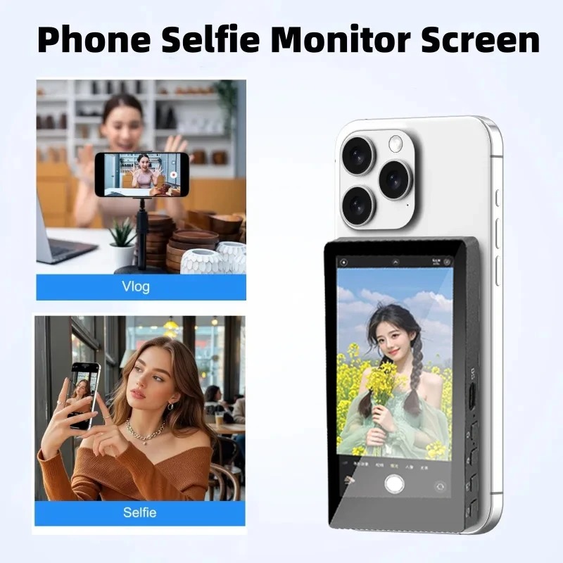 Photography Equipment - Monitor Inalámbrico con Cámara Trasera, Pantalla
