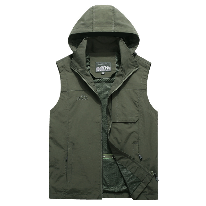 Photography Jacket - Chalecos de carga desmontables con capucha