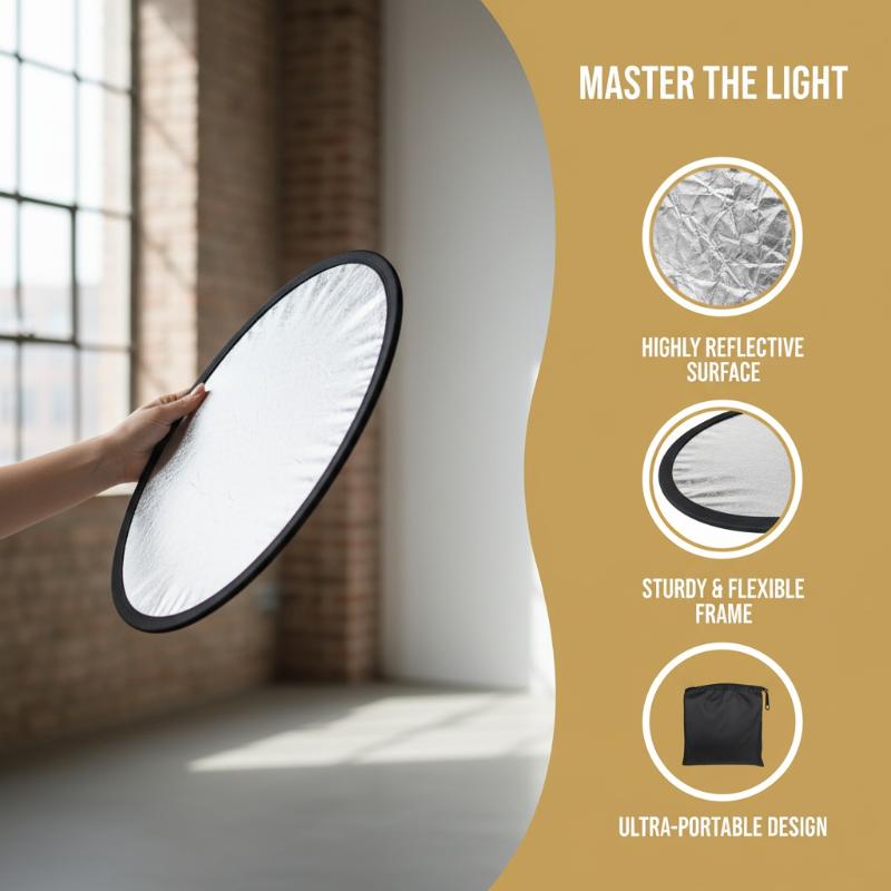 Reflector 5 In 1 - Reflector de Fotografía Redondo 5 en