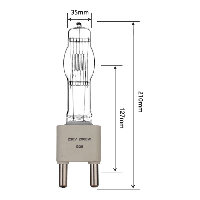 Bombillas de foco G38 120V 230 - Photography Bulb reseña y precio