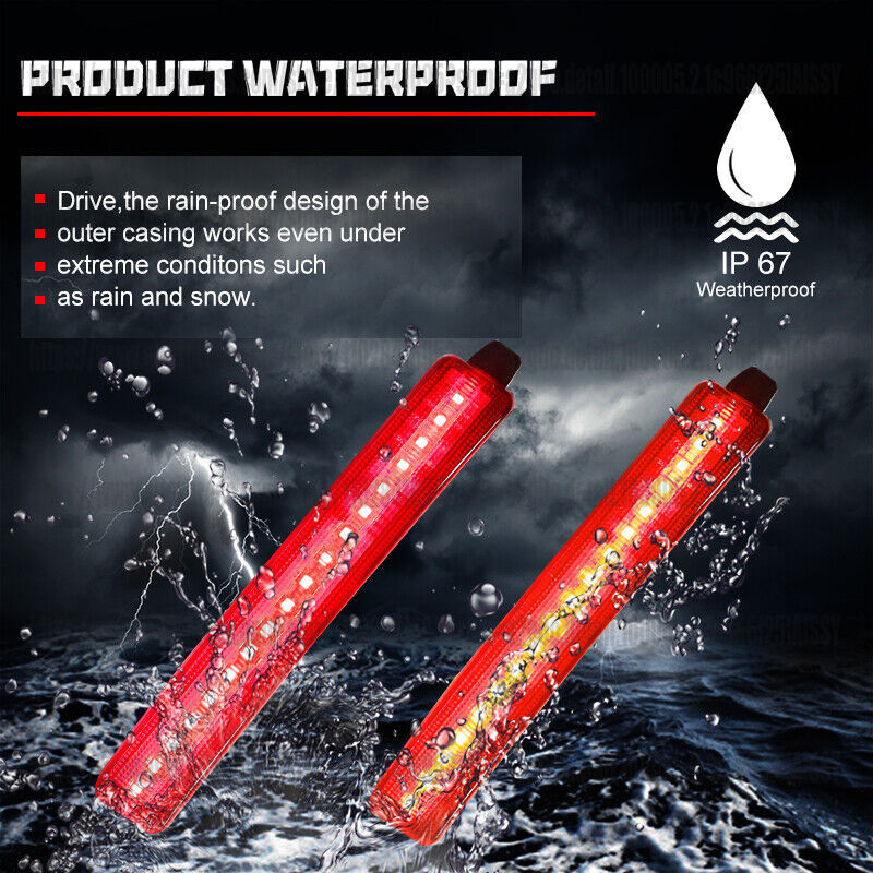 Reflector trasero LED rojo par - Reflector 5 In 1 reseña y precio