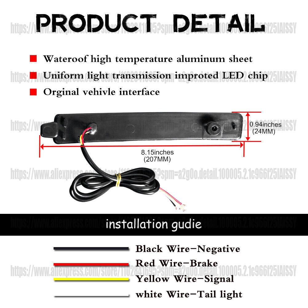 Reflector trasero LED rojo par - Reflector 5 In 1 reseña y precio