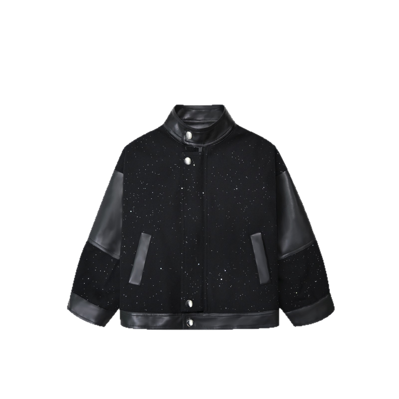 Chaqueta de cuero Pu brillante - Photography Jacket reseña y precio