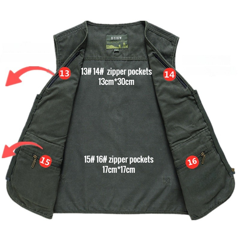Chaleco multibolsillo para hom - Photography Jacket reseña y precio