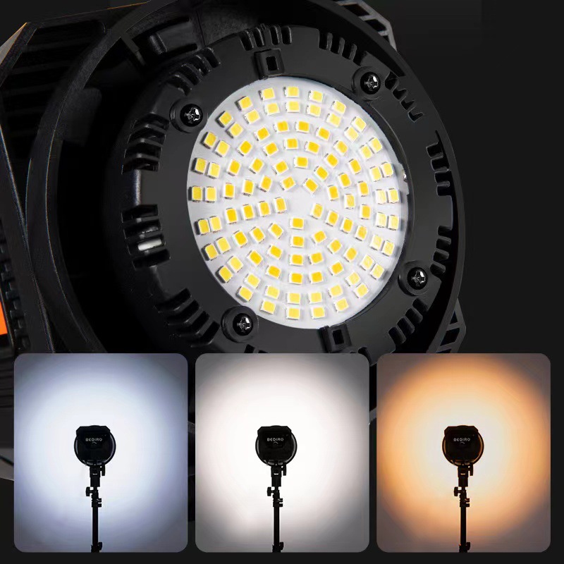 Lámpara solar de 300W, luz LED - Photography Bulb reseña y precio