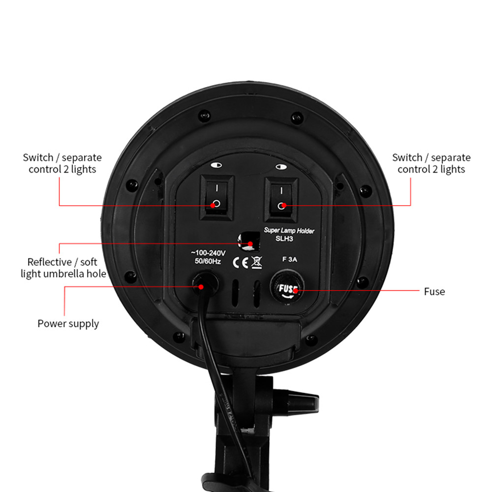 Base de cuatro portalámparas E - Photography Bulb reseña y precio