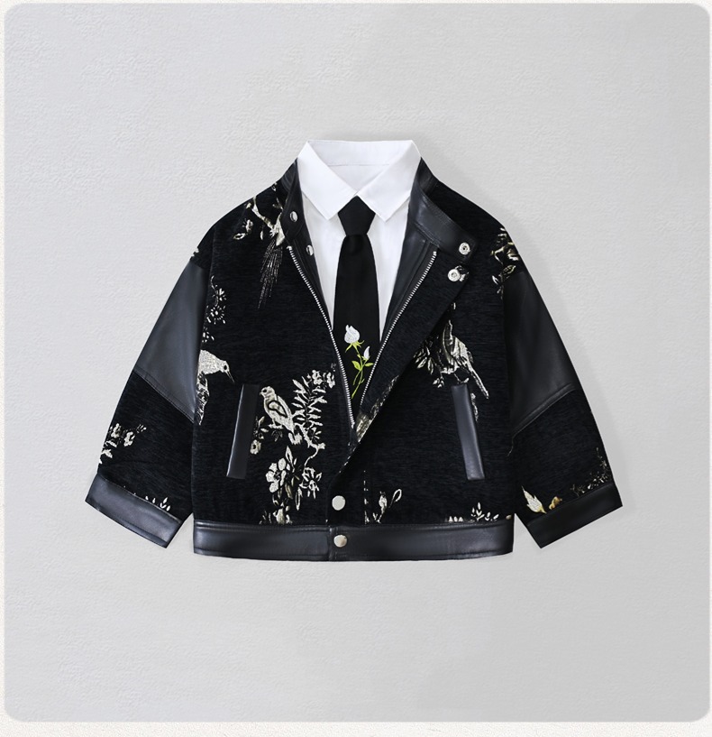Chaqueta de cuero Pu con borda - Photography Wedding reseña y precio