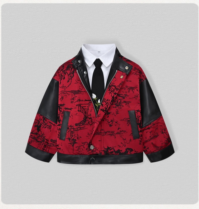 Chaqueta de cuero Pu con borda - Photography Wedding reseña y precio