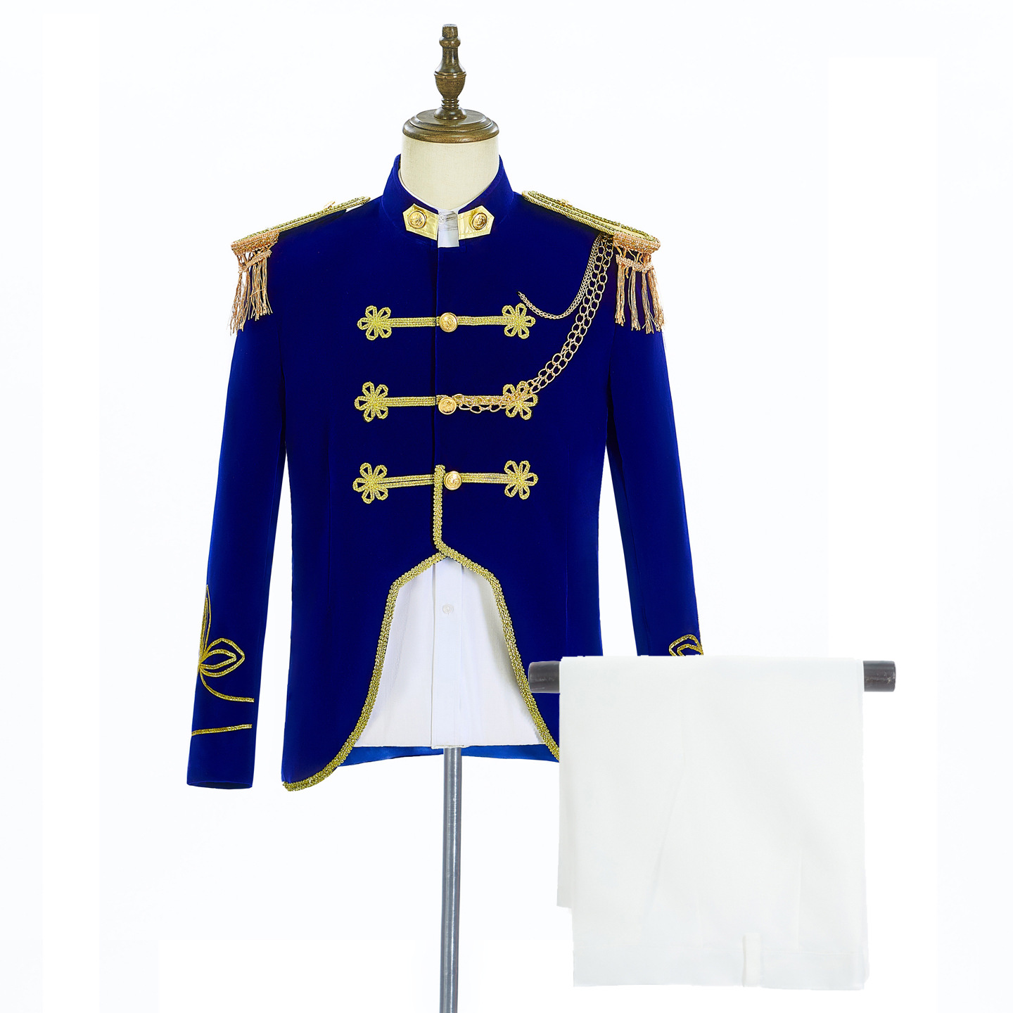 Traje de vestir azul marino de - Photography Jacket reseña y precio