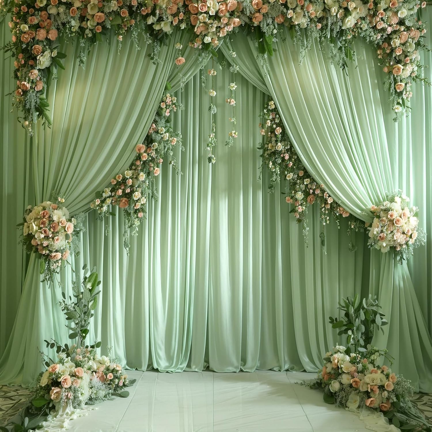 Cortinas de fondo blancas para - Photography Wedding reseña y precio