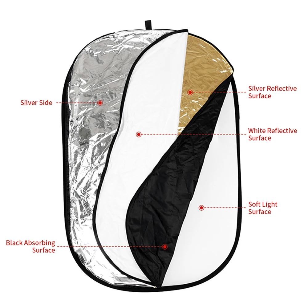 Reflector de luz plegable 5 en - Reflector 5 In 1 reseña y precio