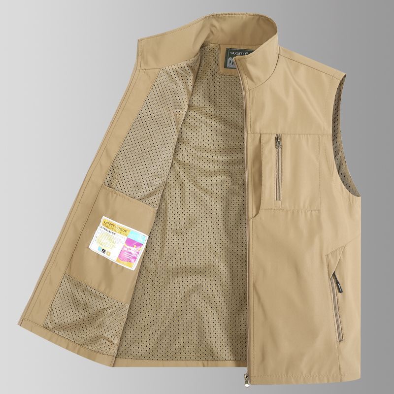 Chaleco de Malla Multibolsillo - Photography Jacket reseña y precio