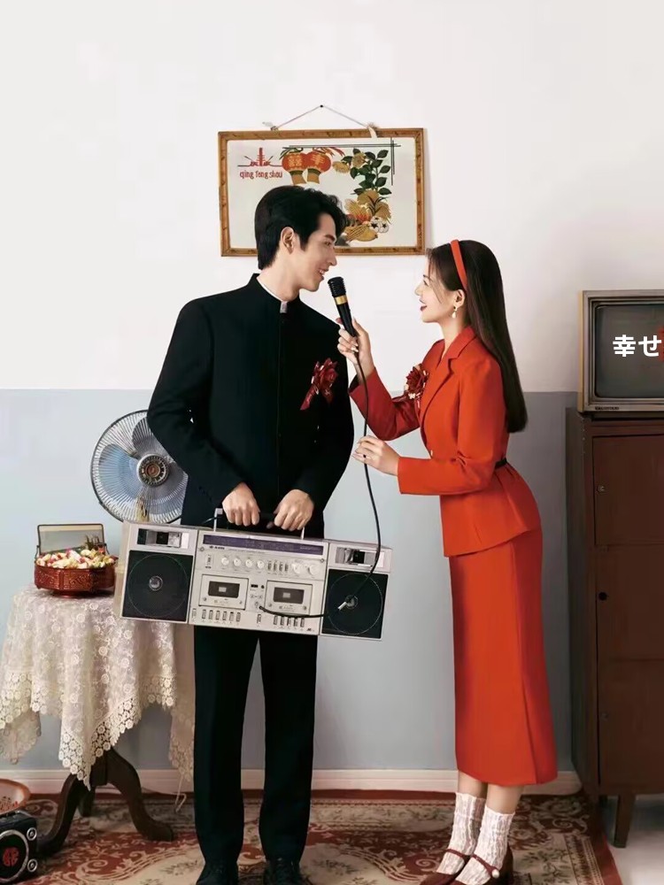 Ropa temática retro para estud - Photography Wedding reseña y precio