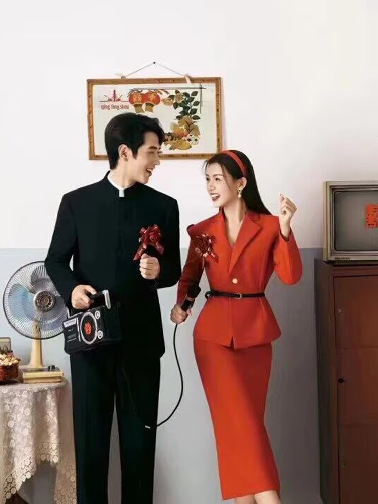 Ropa temática retro para estud - Photography Wedding reseña y precio