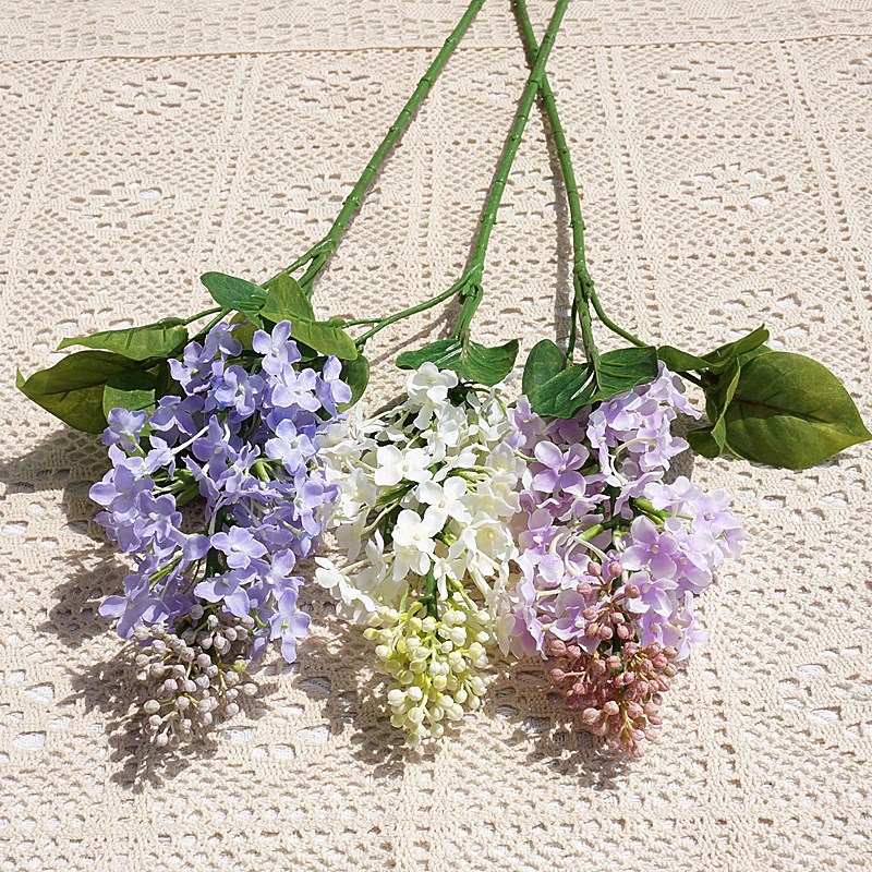 Flores artificiales lilas de 2 - Photography Hotel reseña y precio