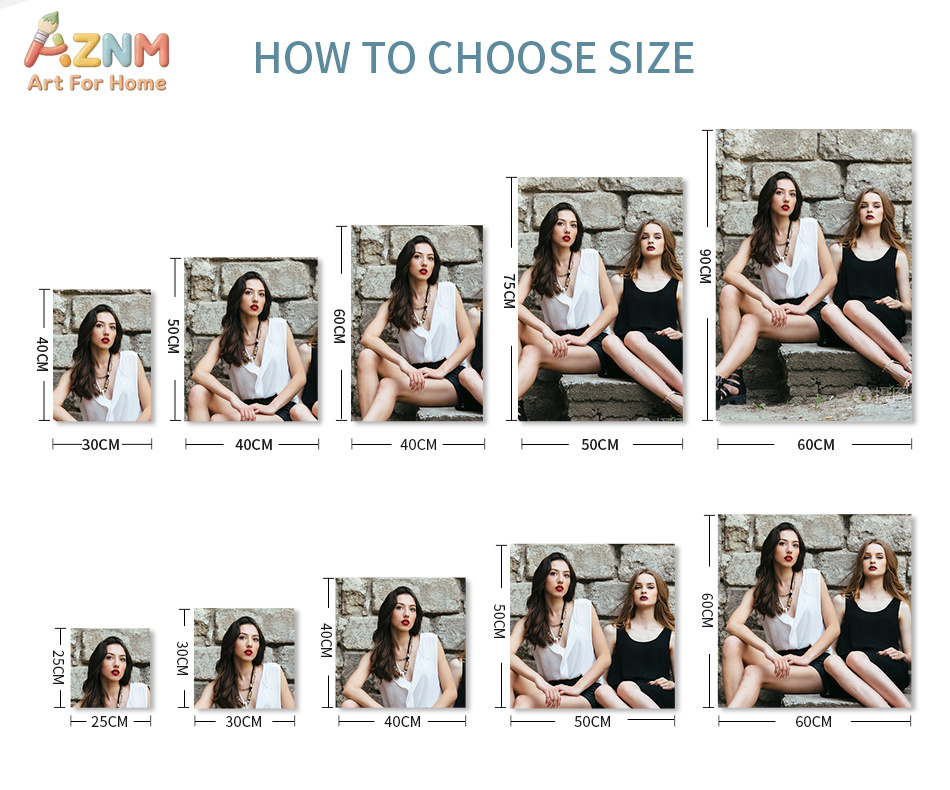 AZNM - Lienzo decorativo de pa - Photography Pose reseña y precio
