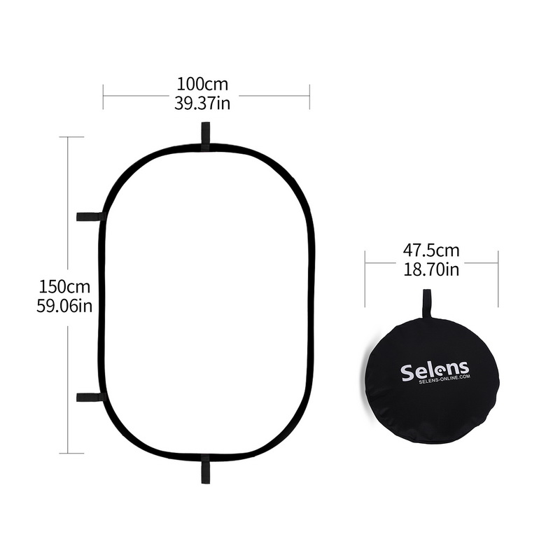 Reflector ovalado plegable de  - Reflector 5 In 1 reseña y precio