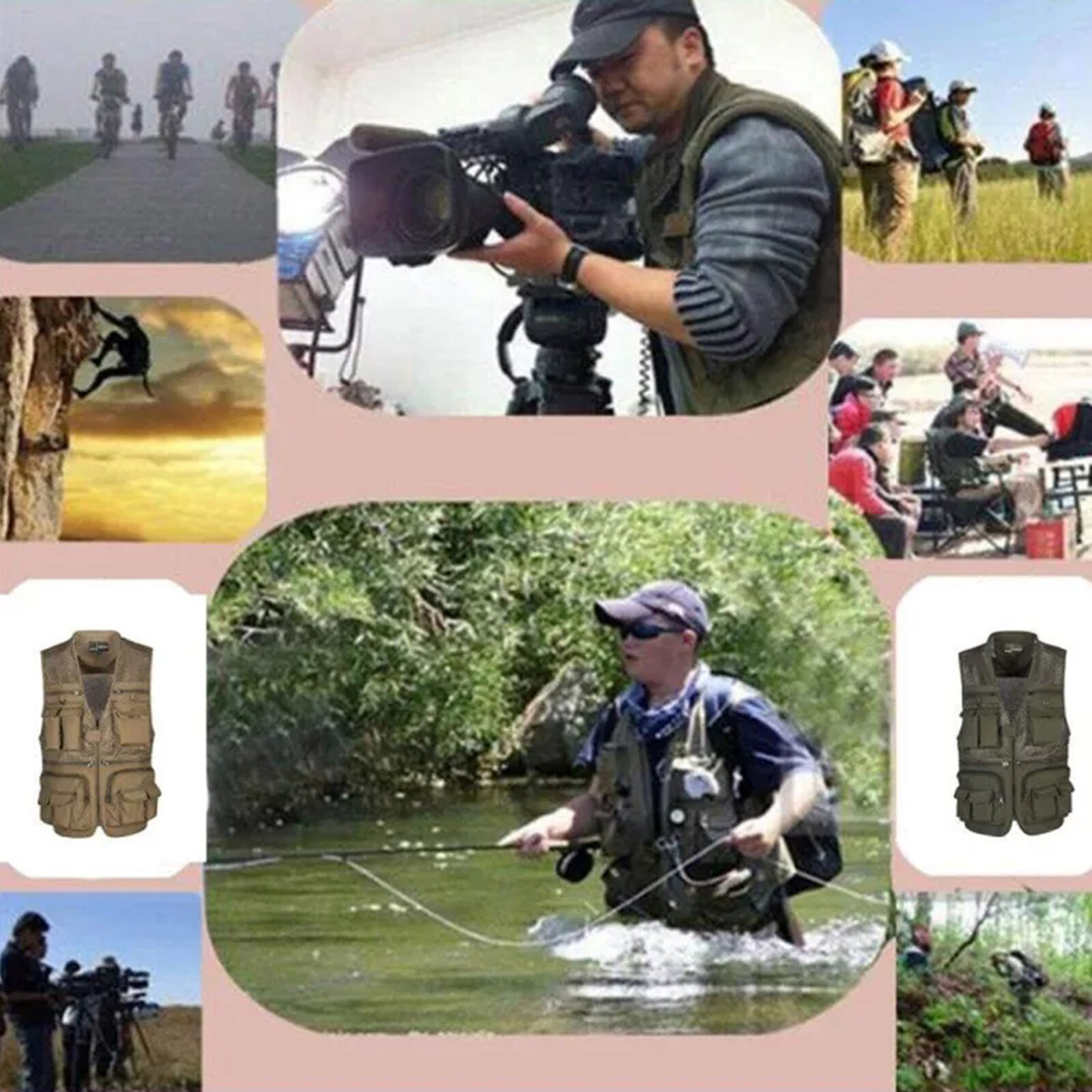 Chaleco táctico de senderismo  - Photography Jacket reseña y precio