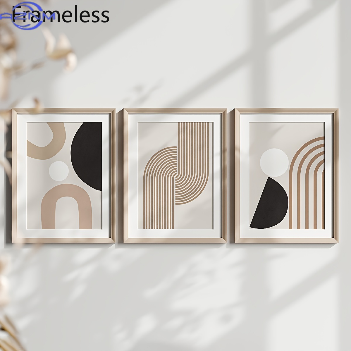 3 piezas de arte en lienzo con - Photography Geometry reseña y precio