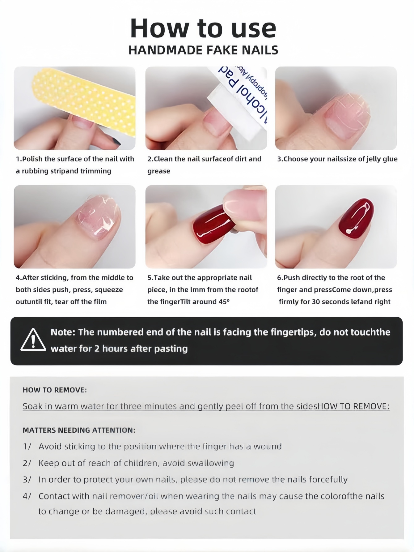 10 Uñas Postizas Trapezoidales - Photography Night reseña y precio
