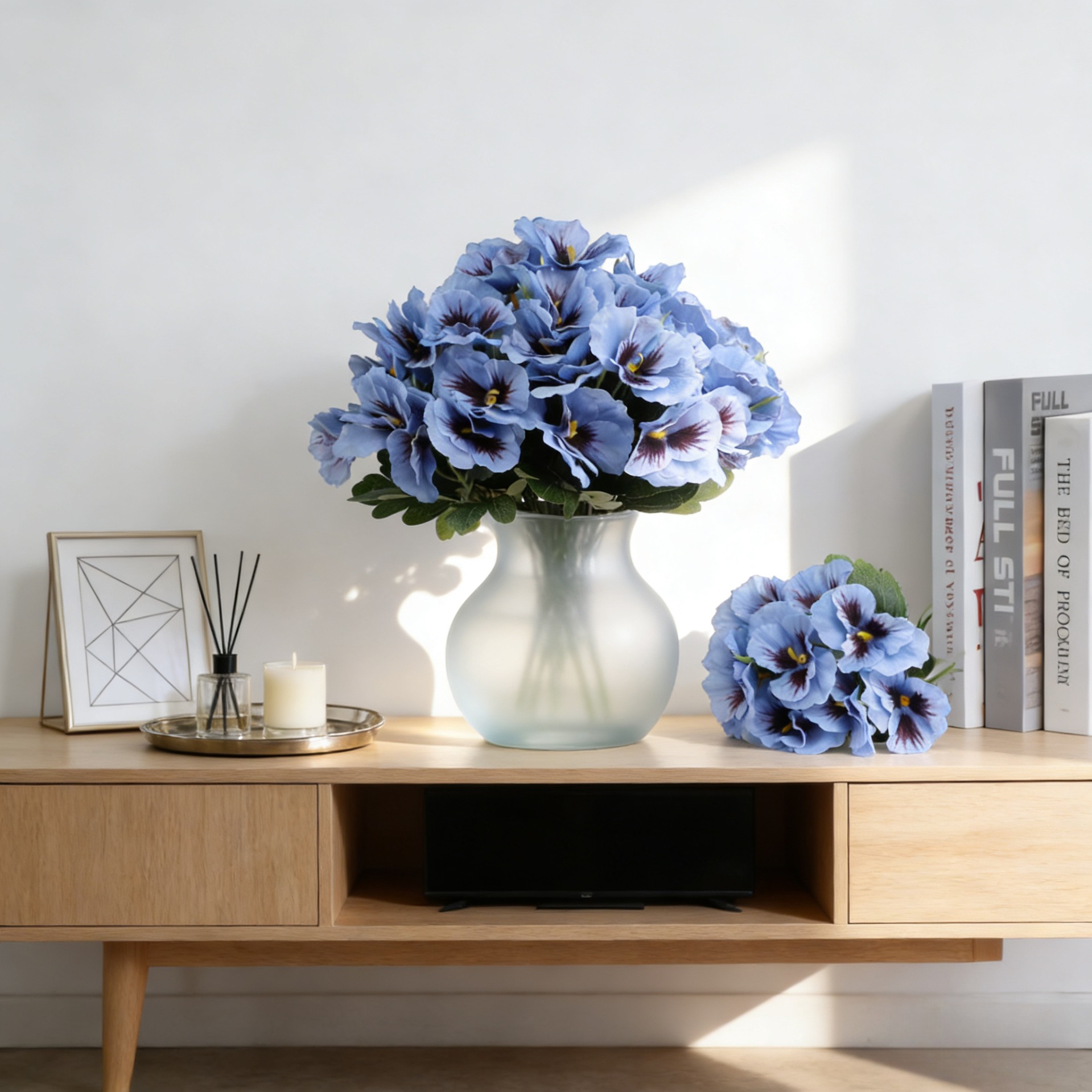 Ramo de Pansies Artificiales d - Photography Hotel reseña y precio